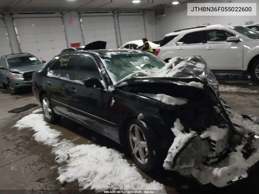 JTHBN36F055022600 2005 Lexus Ls 430