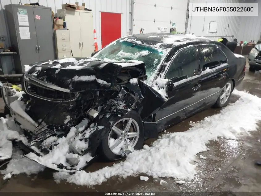 JTHBN36F055022600 2005 Lexus Ls 430
