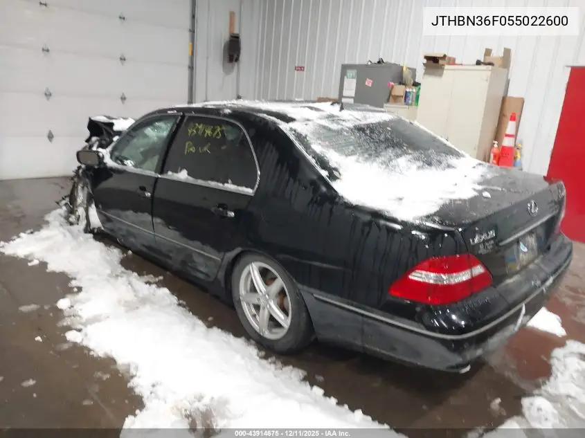 JTHBN36F055022600 2005 Lexus Ls 430