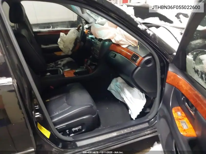 JTHBN36F055022600 2005 Lexus Ls 430