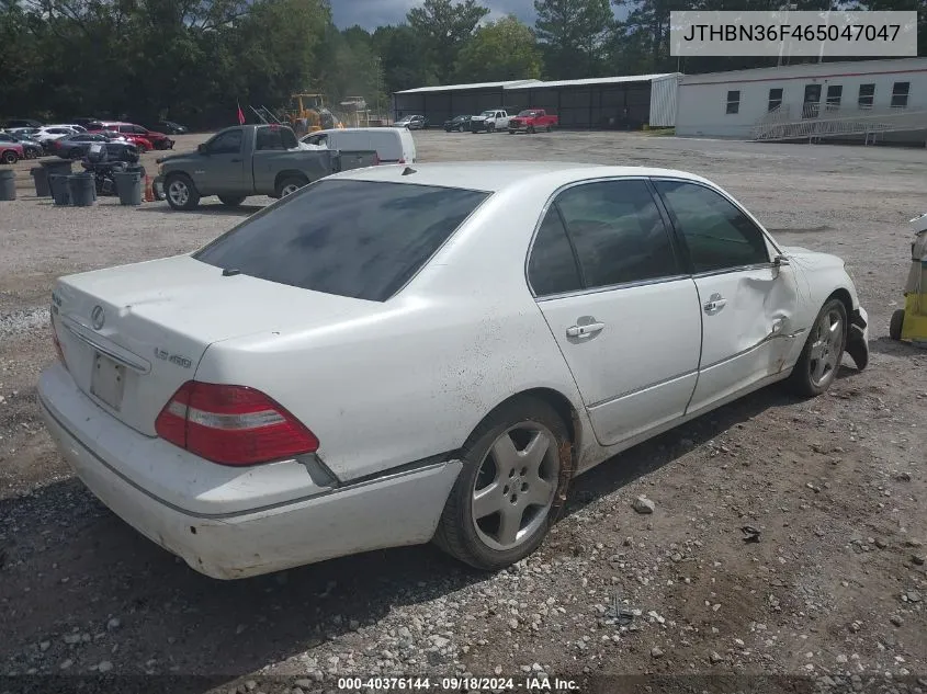 JTHBN36F465047047 2006 Lexus Ls 430