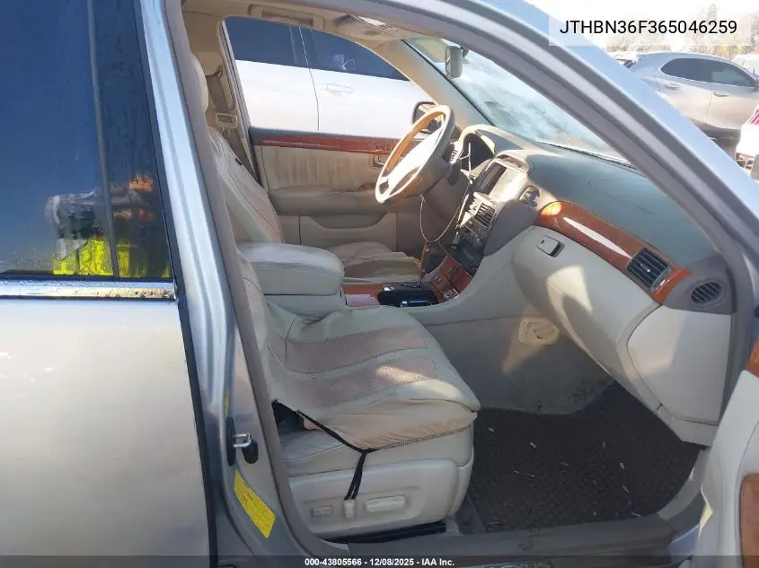 JTHBN36F365046259 2006 Lexus Ls 430