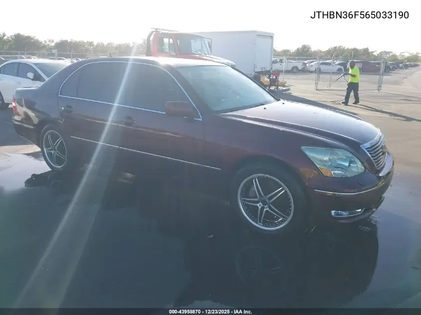JTHBN36F565033190 2006 Lexus Ls 430