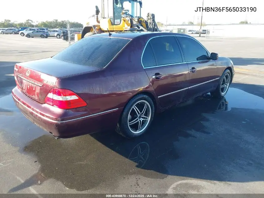 JTHBN36F565033190 2006 Lexus Ls 430
