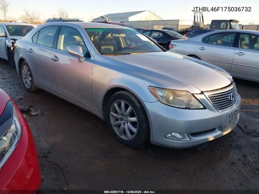JTHBL46F175036732 2007 Lexus Ls 460