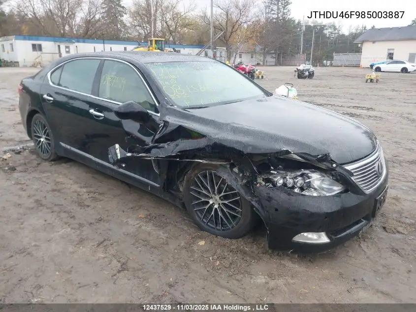 JTHDU46F985003887 2008 Lexus Ls 600Hl