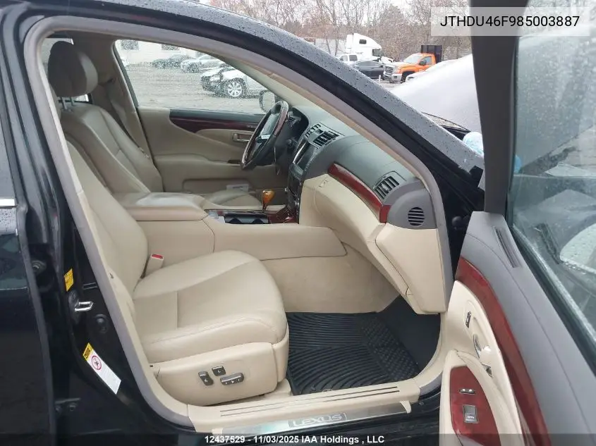 JTHDU46F985003887 2008 Lexus Ls 600Hl