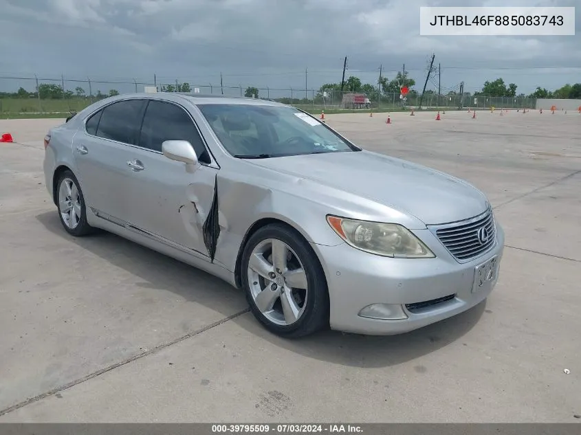 JTHBL46F885083743 2008 Lexus Ls 460