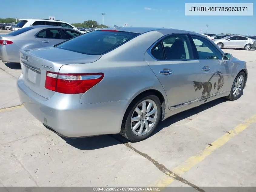 JTHBL46F785063371 2008 Lexus Ls 460