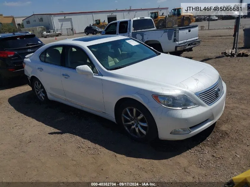 JTHBL46F485066681 2008 Lexus Ls 460