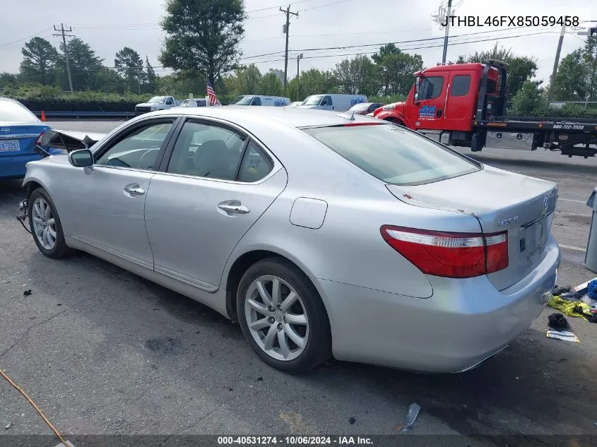 JTHBL46FX85059458 2008 Lexus Ls 460 460