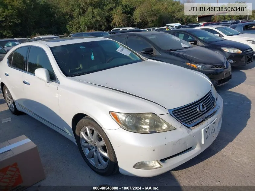 JTHBL46F385063481 2008 Lexus Ls 460