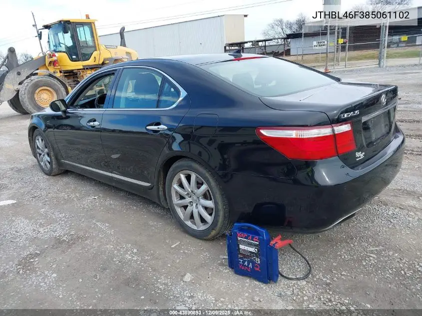 JTHBL46F385061102 2008 Lexus Ls 460