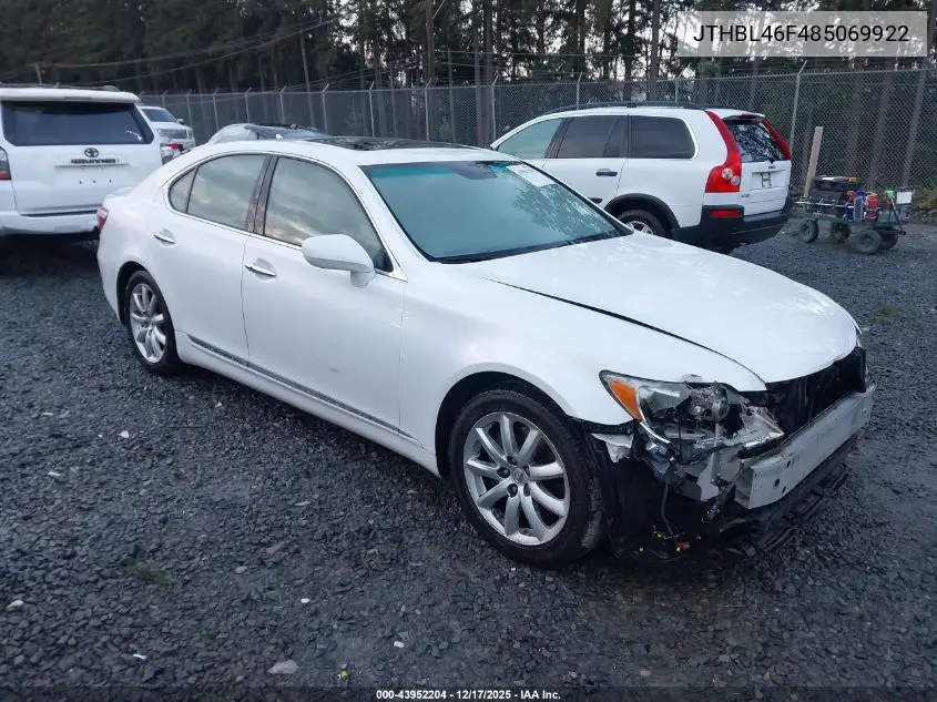 JTHBL46F485069922 2008 Lexus Ls 460