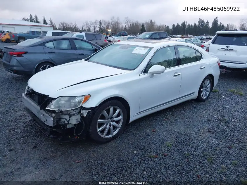 JTHBL46F485069922 2008 Lexus Ls 460