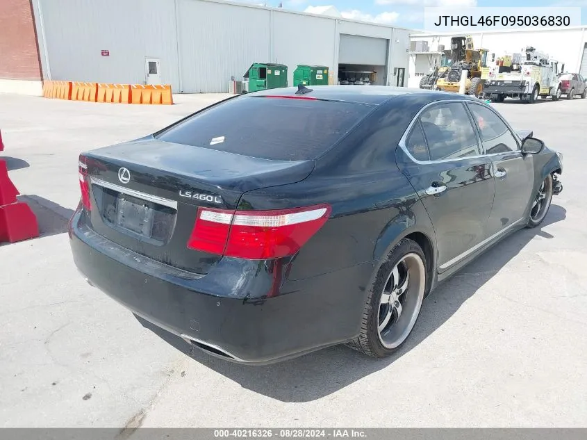 JTHGL46F095036830 2009 Lexus Ls 460 L