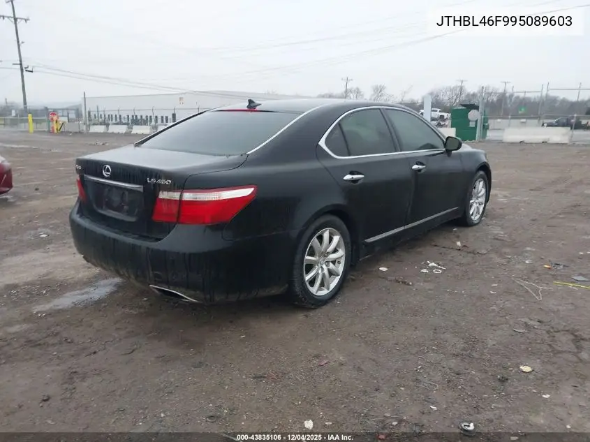 JTHBL46F995089603 2009 Lexus Ls 460