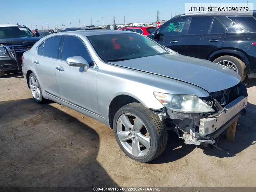 JTHBL5EF6A5096729 2010 Lexus Ls 460