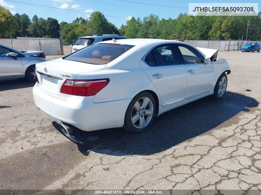 JTHBL5EF5A5093708 2010 Lexus Ls 460 460