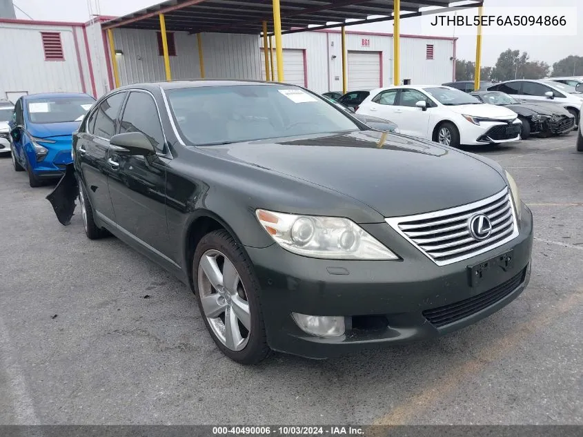 JTHBL5EF6A5094866 2010 Lexus Ls 460