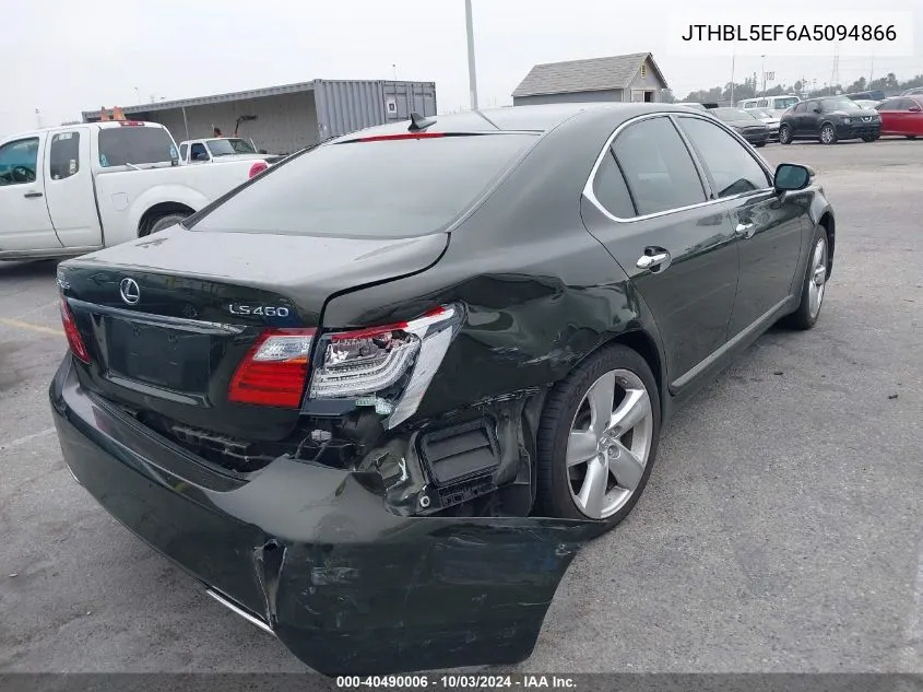 JTHBL5EF6A5094866 2010 Lexus Ls 460