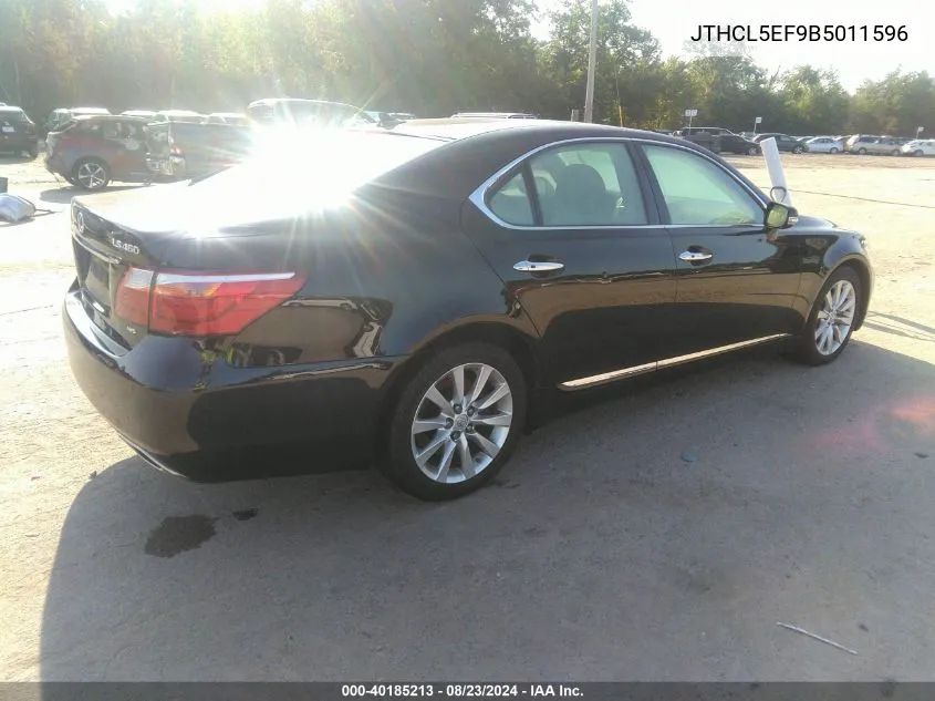 JTHCL5EF9B5011596 2011 Lexus Ls 460