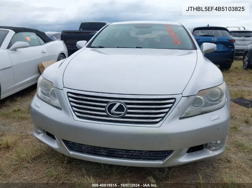 JTHBL5EF4B5103825 2011 Lexus Ls 460