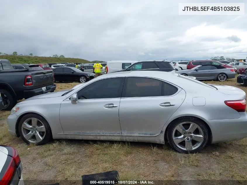 JTHBL5EF4B5103825 2011 Lexus Ls 460