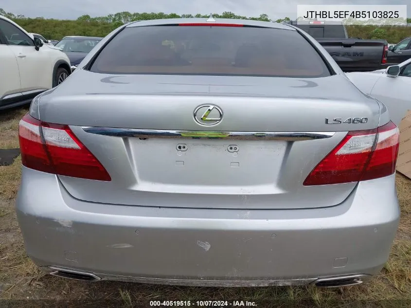 JTHBL5EF4B5103825 2011 Lexus Ls 460