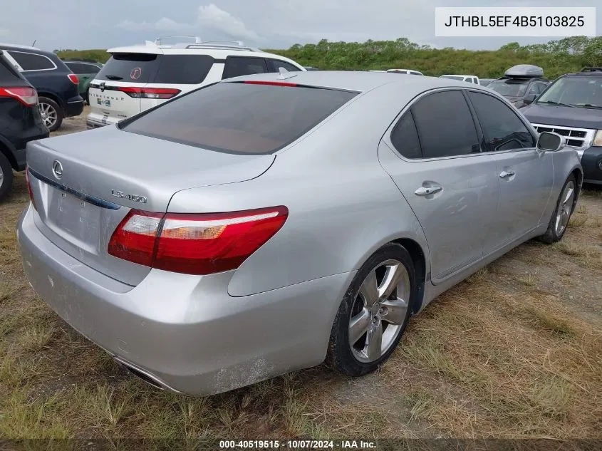 JTHBL5EF4B5103825 2011 Lexus Ls 460