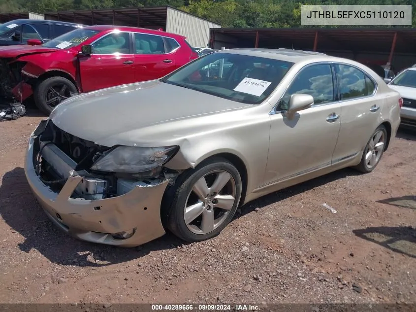 JTHBL5EFXC5110120 2012 Lexus Ls 460