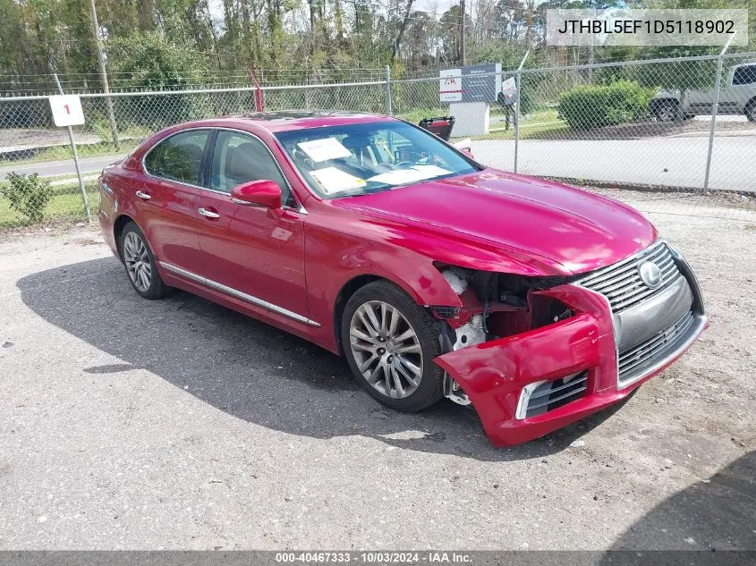 JTHBL5EF1D5118902 2013 Lexus Ls 460