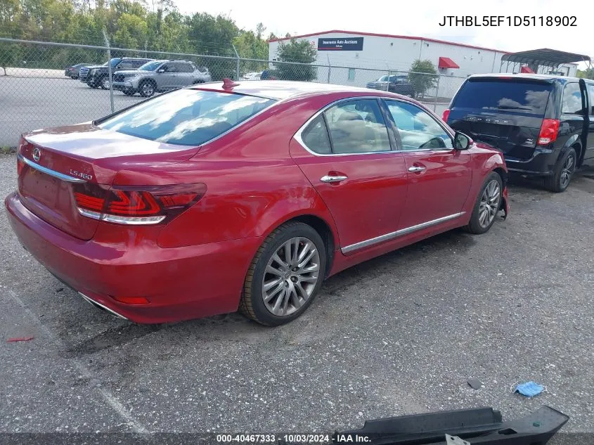 JTHBL5EF1D5118902 2013 Lexus Ls 460