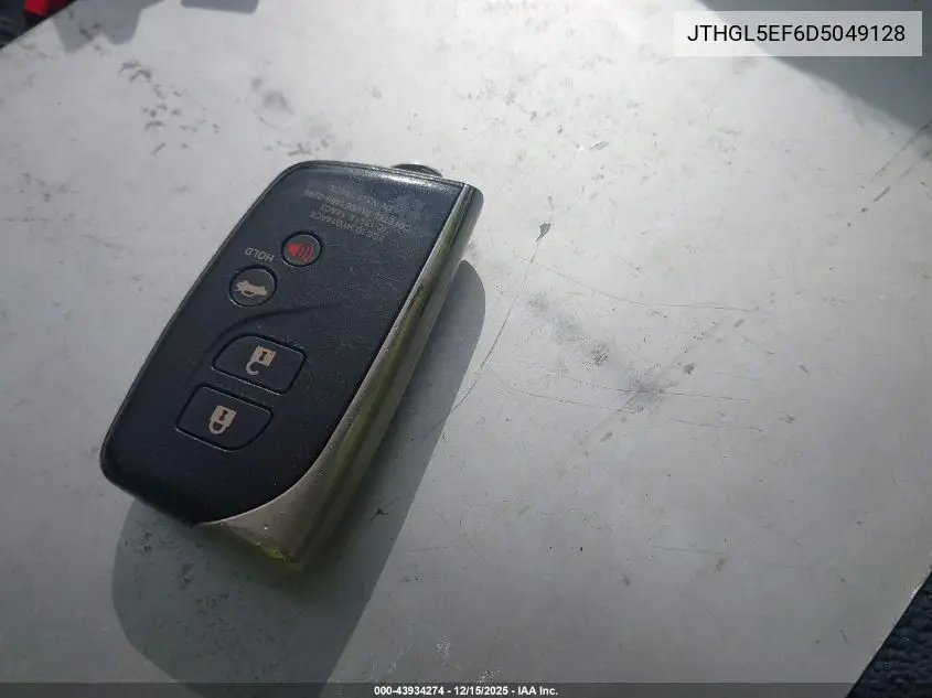 JTHGL5EF6D5049128 2013 Lexus Ls 460 L