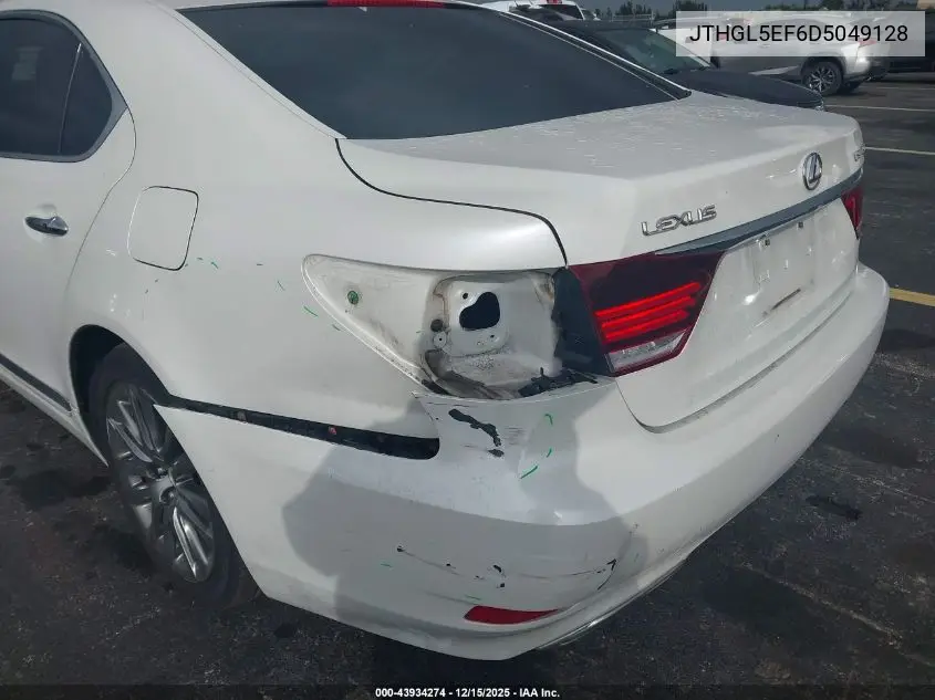 JTHGL5EF6D5049128 2013 Lexus Ls 460 L