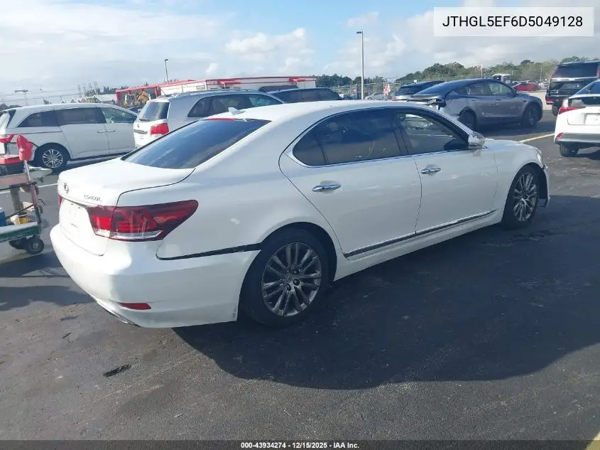 JTHGL5EF6D5049128 2013 Lexus Ls 460 L