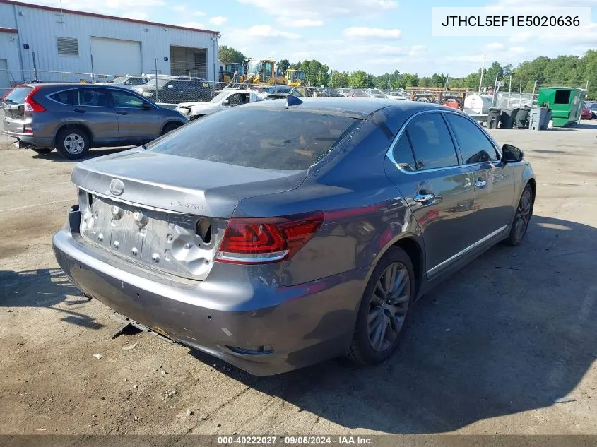 JTHCL5EF1E5020636 2014 Lexus Ls 460