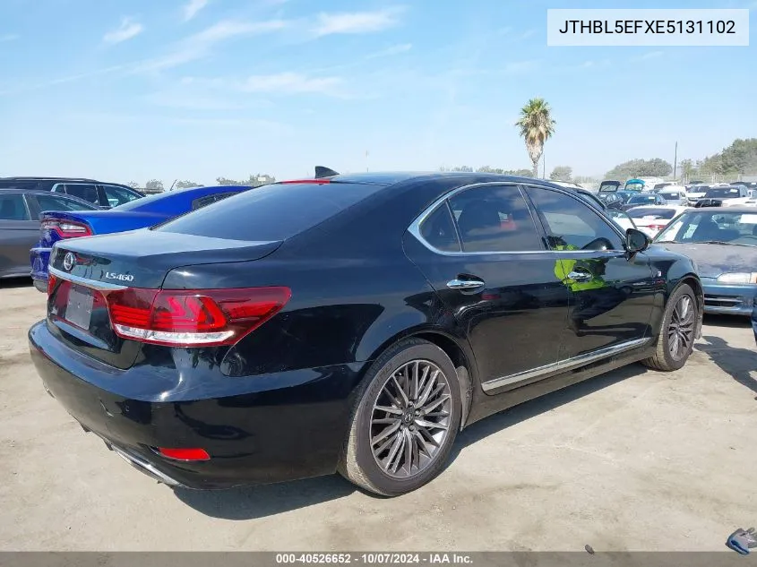 JTHBL5EFXE5131102 2014 Lexus Ls 460 460