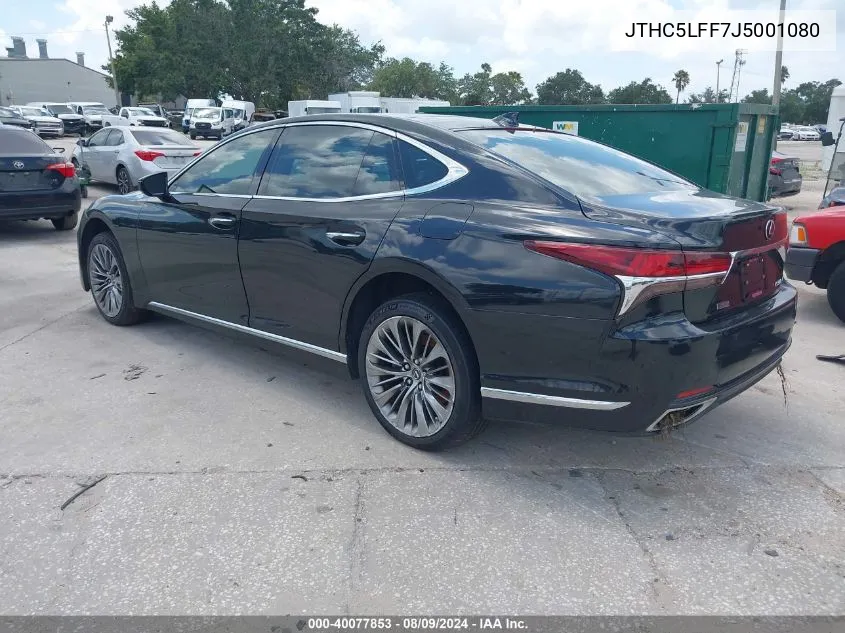 JTHC5LFF7J5001080 2018 Lexus Ls 500