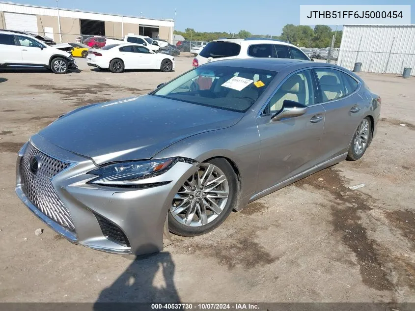 JTHB51FF6J5000454 2018 Lexus Ls 500