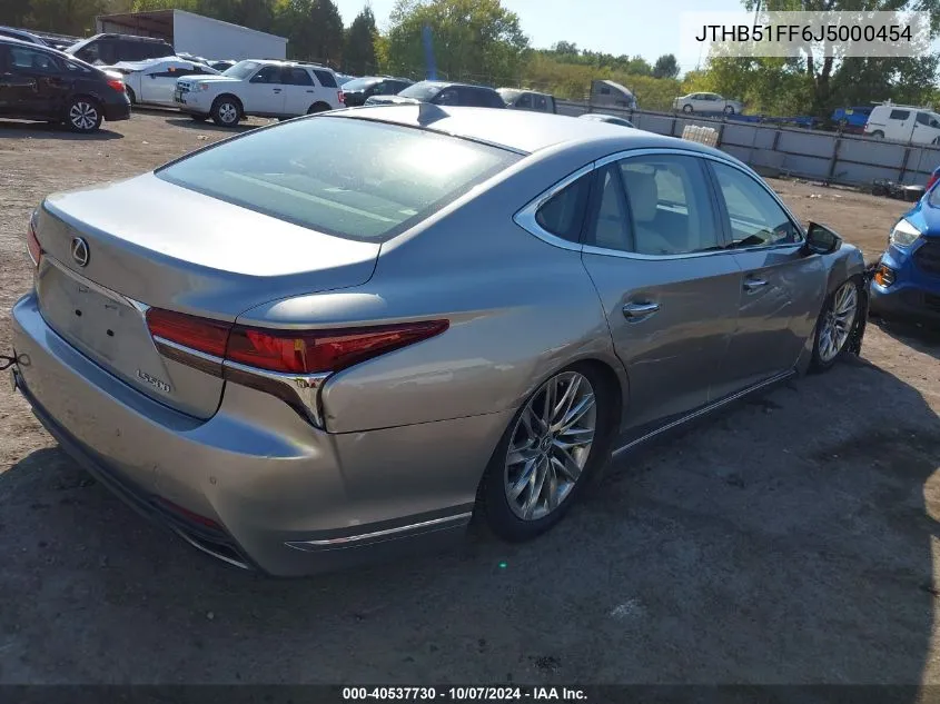 JTHB51FF6J5000454 2018 Lexus Ls 500