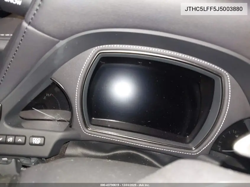 JTHC5LFF5J5003880 2018 Lexus Ls 500