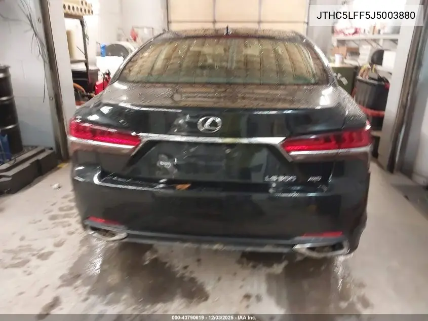 JTHC5LFF5J5003880 2018 Lexus Ls 500