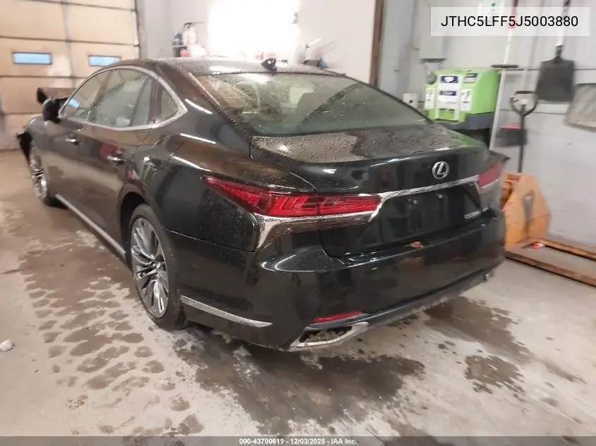 JTHC5LFF5J5003880 2018 Lexus Ls 500
