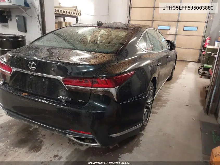 JTHC5LFF5J5003880 2018 Lexus Ls 500