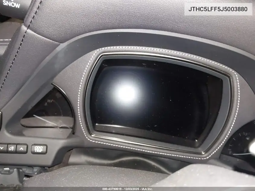 JTHC5LFF5J5003880 2018 Lexus Ls 500
