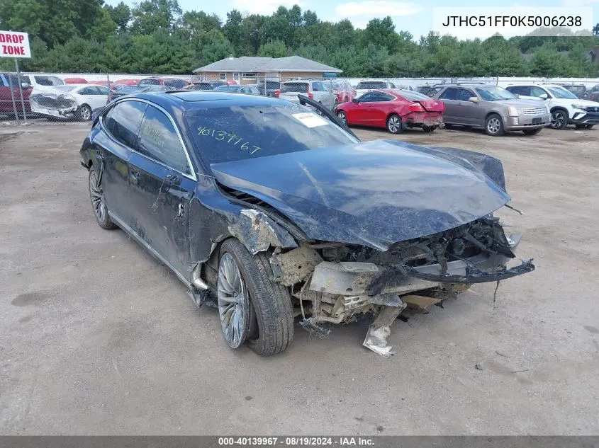 JTHC51FF0K5006238 2019 Lexus Ls 500