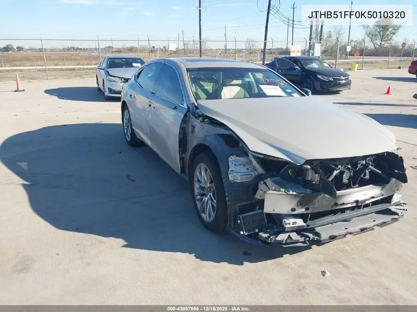 JTHB51FF0K5010320 2019 Lexus Ls 500