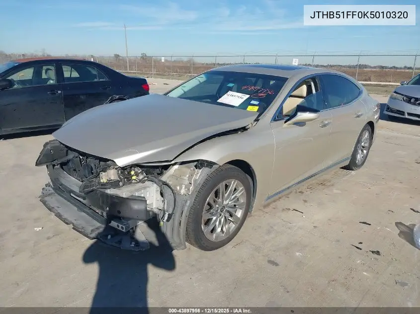 JTHB51FF0K5010320 2019 Lexus Ls 500