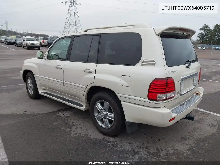 JTJHT00WX64005719 2006 Lexus Lx 470